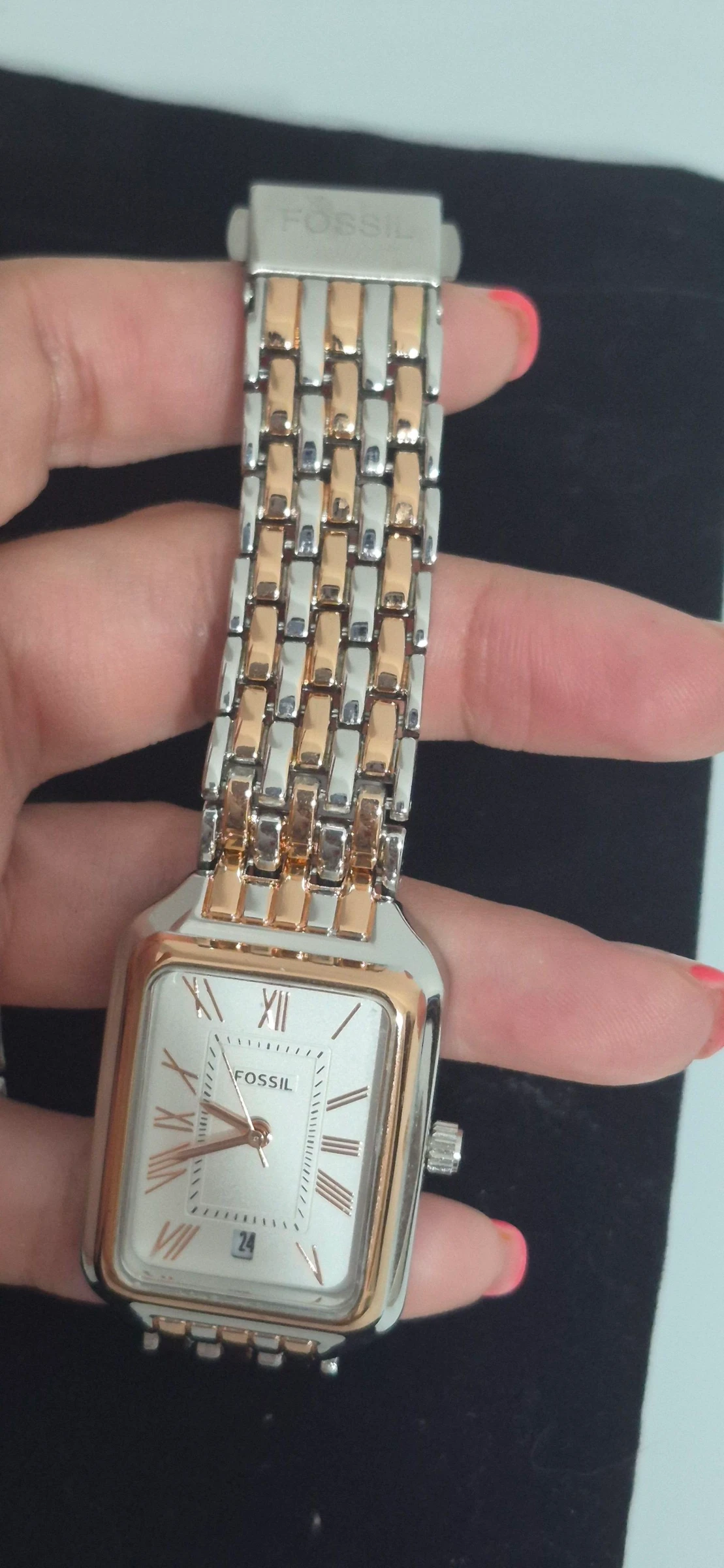 Reloj de Acero Plateado y Oro Rosado – photo 4